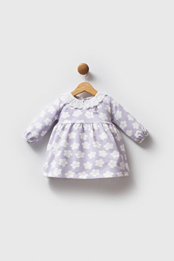 U.S. Polo Assn. U.S. Polo Assn. Kız Bebek 2 İplik Dokuma Elbise, %96 Pamuk %4 Elastan