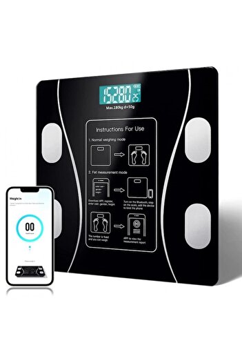 SOHO Electronic Smart Bluetooth Scale, Black