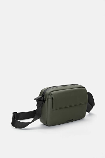 Pull & Bear Rubberized crossbody bag