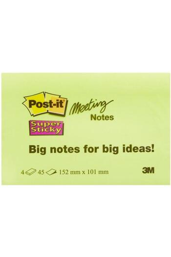 Post-it Notes adeziv Super Sticky 152 x 101 mm