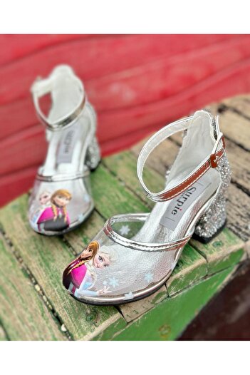Surpie Shoes Character Transparent High Heels, Children's High Heels