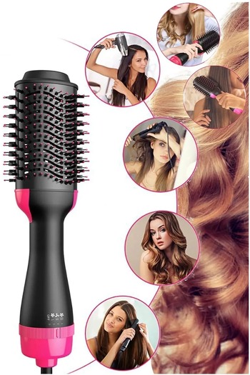 ONE STEP Hair Dryer and Styler Volumizer, Hot Hair Straightener Brush One Step Hair Dryer Brush Frizz Free