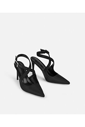 İpekyol Crystal Stone Leaf Band High Heels