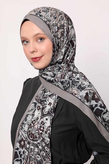 Levidor A.Mink Abstract Flower Pattern Love Shawl