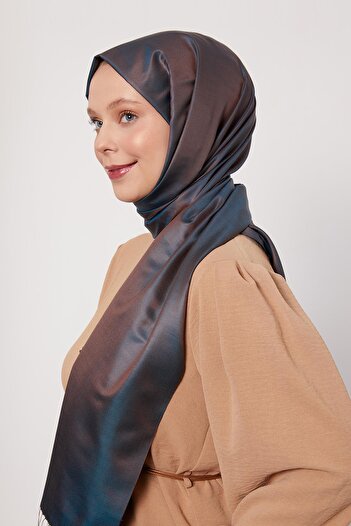 Levidor Bitter Brown Silk Shawl