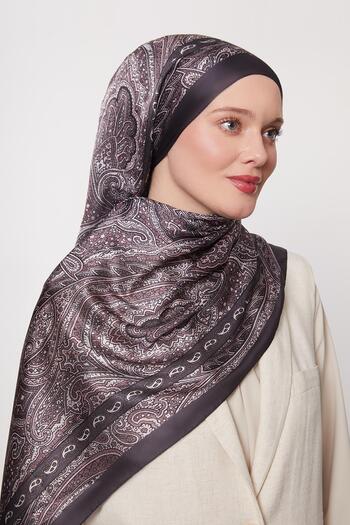 Levidor Smoked Edge Pattern Indian Silk Shawl