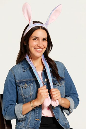 New Obsessions Rabbit Sequin Moving Ear Crown