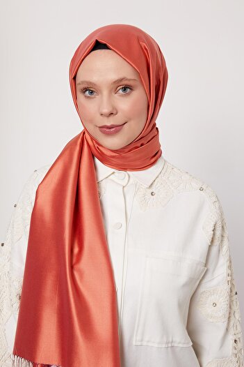 Levidor Copper Silk Shawl