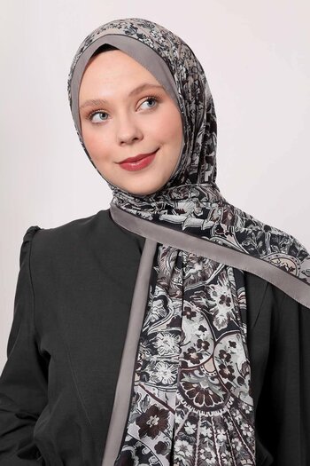 Levidor A.Mink Abstract Flower Pattern Love Shawl