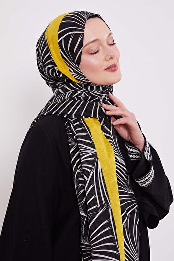 Levidor Yellow Tropical Cotton Shawl