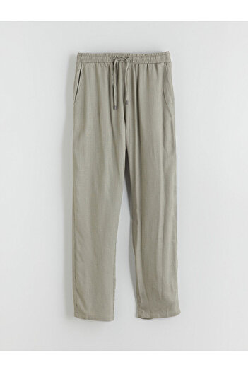 LC Waikiki Standard Pattern Linen Blended Men's Trousers