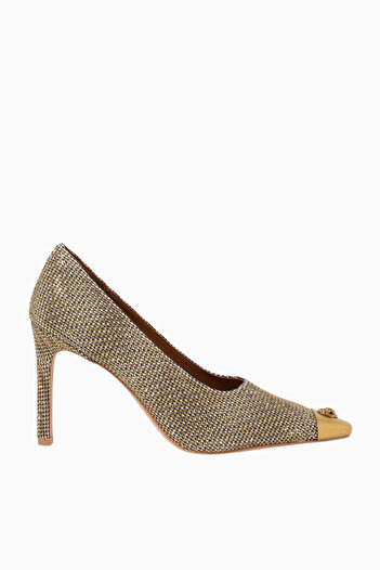 Kurt Geiger Regent Court 90 Pumps, Kumaş ve Vintage Detaylarla Zarif Topuklu Ayakkabı
