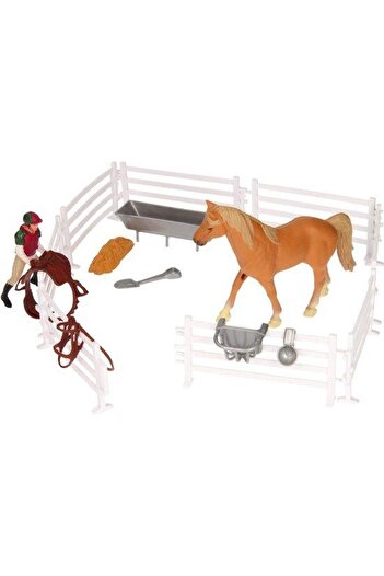 Globe Horse set with rider and accessories