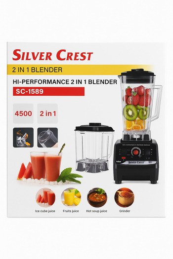 TSUMAB Silver Crest 2-in-1 High-Performance Blender SC-1589