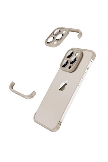 SOHO Metallic Edgeless Case Compatible with iPhone 15 Pro