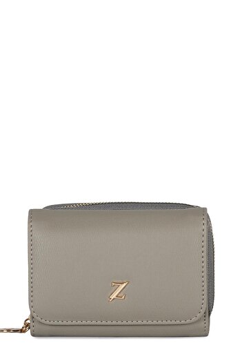 Zühre Snap Closure Compartment K.Gray Wallet Zc028