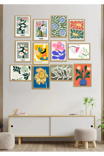 Harikabirev 12-Piece Mdf Set Kitchen-Living-Wall-Barber-Bathroom Table | Frame View 12Limdf