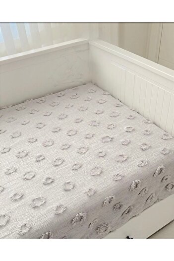 Owen bag 130X240 Silver Gray Pique Children's Bedspread Bedstead Seat Cover