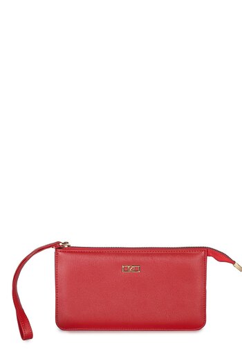 Zühre Red Wallet with Bracelet Detail Zc021