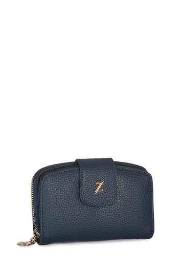 Zühre Navy Blue Mini Wallet Zc022