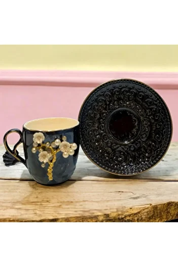decovien 6 Person Porcelain Coffee Cup Set