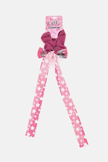 L.O.L. SURPRISE Toddlers Girl 1 Piece Graphic Scrunchie, Pink Combo