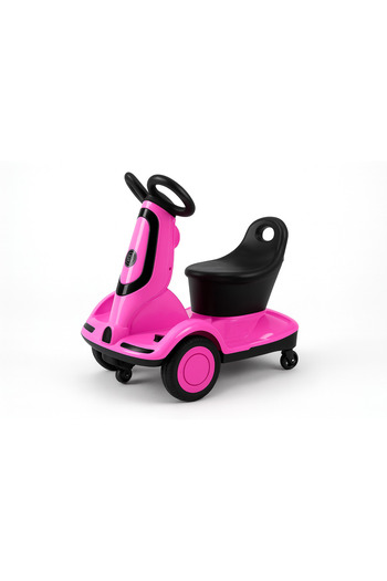 rexa Four-Wheel Electric Scooter for Kids with Double Drive, Music & LED Lights