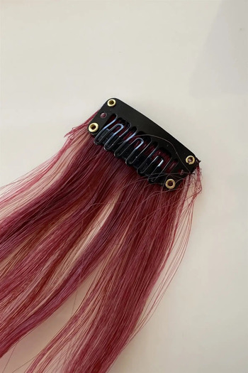 Mutenaura Side Snap Hairpiece - Silvery - Non-Silver - Ombre - Wavy - Straight - 50 cm