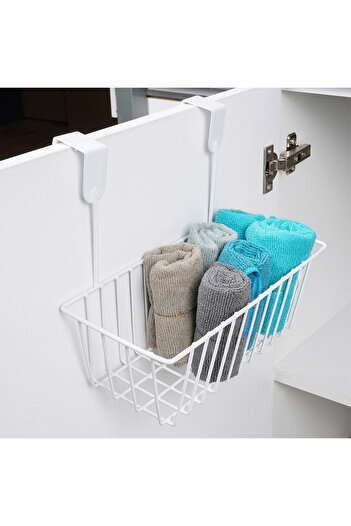 shumee White metal door basket 28 cm