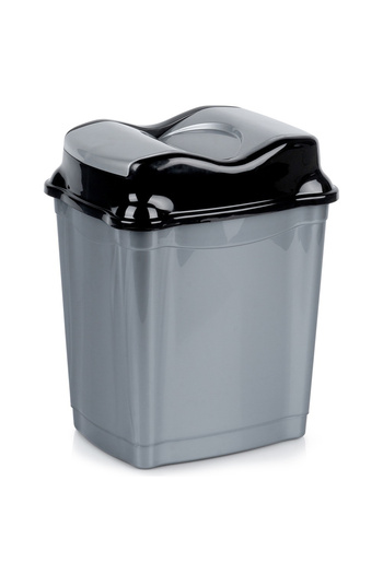 shumee Grey plastic waste bin 9 l