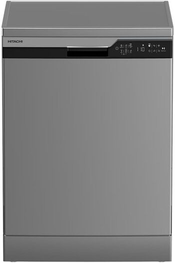 HITACHI Dishwasher | 14 Place Settings | 6 Programs | Auto, Intensive, Eco | Inox