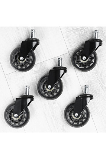 shumee IKEA armchair casters, rubber, 6.3 cm / 10 mm, 5 pcs.