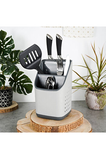 shumee Gray cutlery drainer