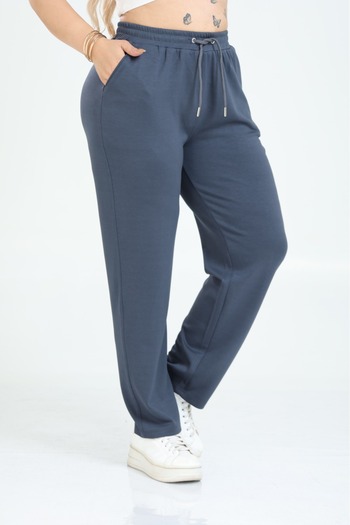Esina Women's Modal Fabric Tube Leg Sweatpants