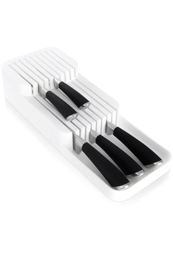 shumee Knife drawer organizer, white, 39x14.5x7.5 cm