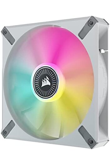Corsair ML140 RGB Elite Magnetic Bearing Fan with Air Guide - Single Pack - White Frame - 4-Pin