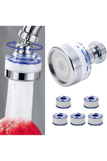 Hope Faucet Water Filter Set, 360° Rotating Kitchen Faucet Water Purifier