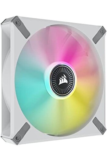 Corsair ML140 RGB Elite Magnetic Bearing Fan with Air Guide - Single Pack - White Frame - 4-Pin