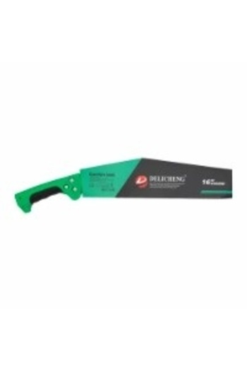 divendi-ro Black curved saw with hook and green handle