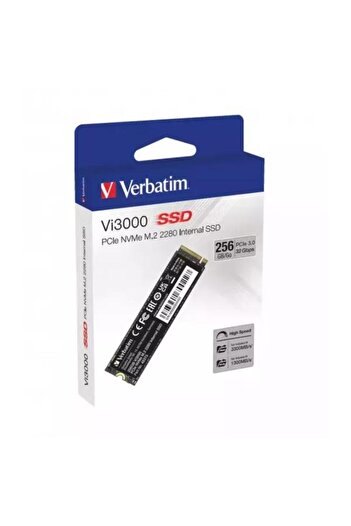 Verbatim SSD Vi 3000, 256 GB, PCIe Gen.3 NVMe, M.2