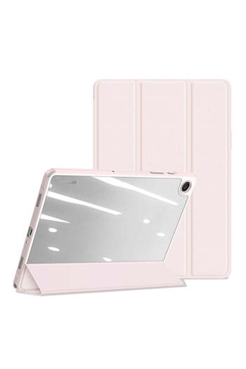 SIGLOO Premium case for Samsung Galaxy Tab A7 10.4" synthetic leather, Pen holder, transparent back, Pink