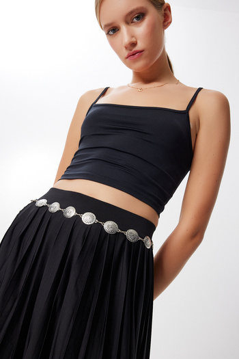 Lovelyİstanbul Chain Belt Lkx0002 Silver Color