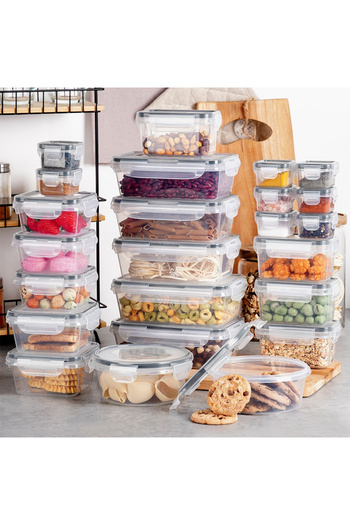 shumee Food containers with lid and seal, 24 units.