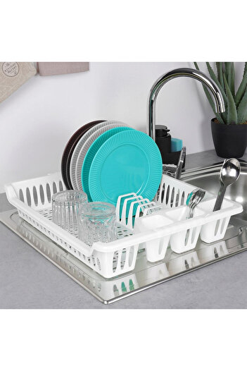 shumee White dish drainer 46x37x8.5 cm