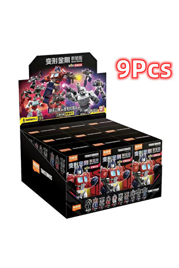 Choice3 1st 9Pcs 1/9pcs Transformer building block Splicing toys Optimus Prime bumblebee Shockwave Megatron