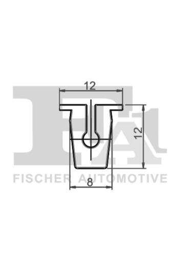 FA1 11-60005.5, Cleme pentru acoperire decorativă și protecție