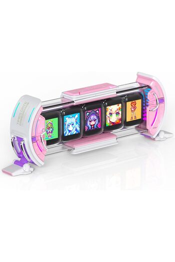 DIVOOM Times Gate - Cute Gaming Digital Clock with Smart App-Controlled, Support Weather Forecast, S