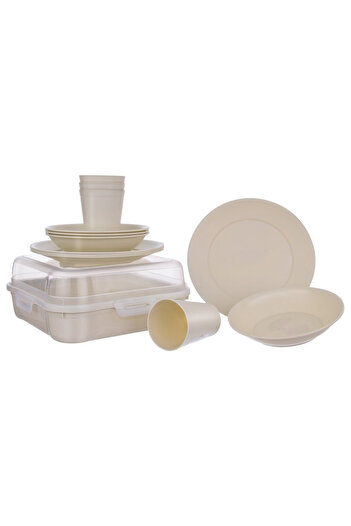 shumee 13-piece plastic picnic set