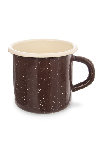 shumee Brown enamel mug BROWN 400 ml