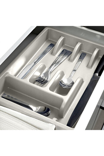 shumee Cutlery drawer insert, ash grey, 36x25.5 cm